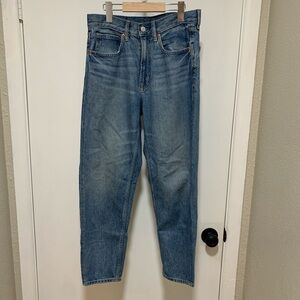 GAP Women's Medium Blue Barrel Leg Jeans